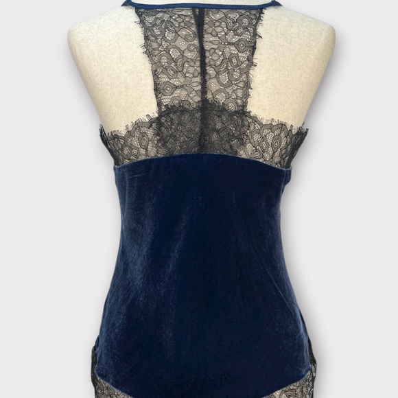 Y2K Gold Hawk Velvet Silk Cami Lace Top Whimsigoth Fairy Grunge Romantic Women S - Picture 5 of 13